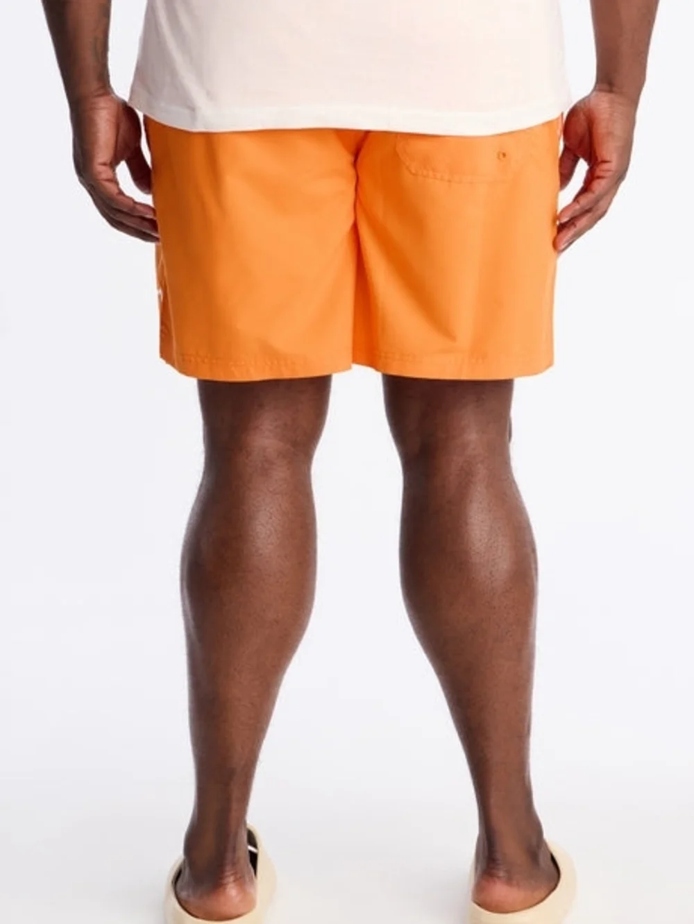 'DOPE' Orange Men's Swim Trunks - L - Hypebeast Streetwear Athletic
